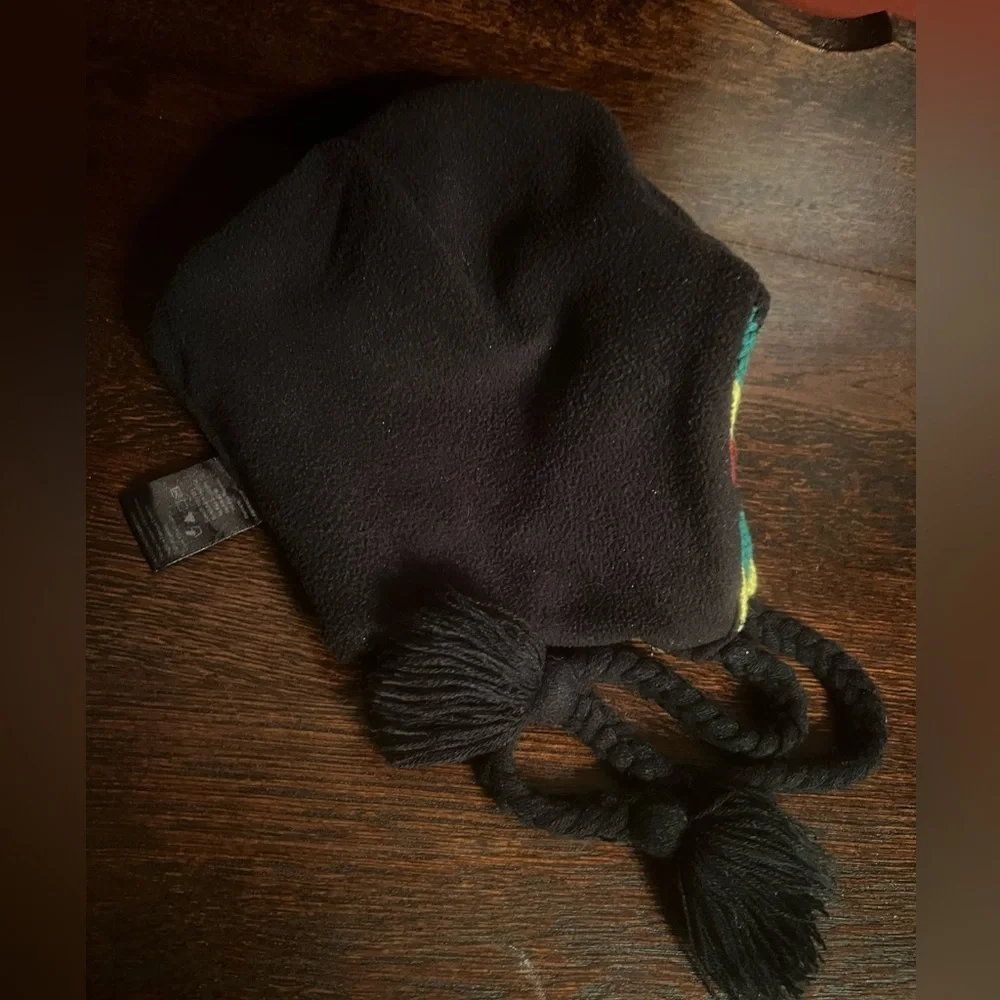 Colorful Knit Animal Reggae Hat with Ear Flaps